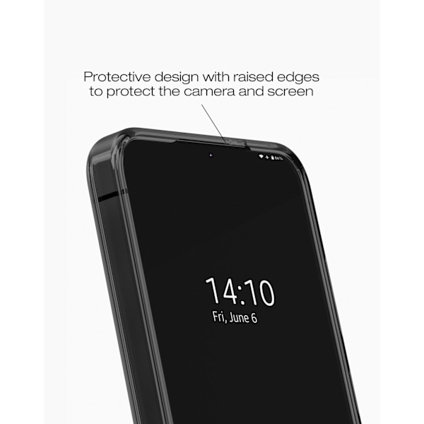 Clear Case Galaxy S24P/S25P Tinted Black