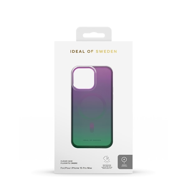 Clear Case MagSafe iPhone 15 Pro Max Fluorite Ombre Multicolor