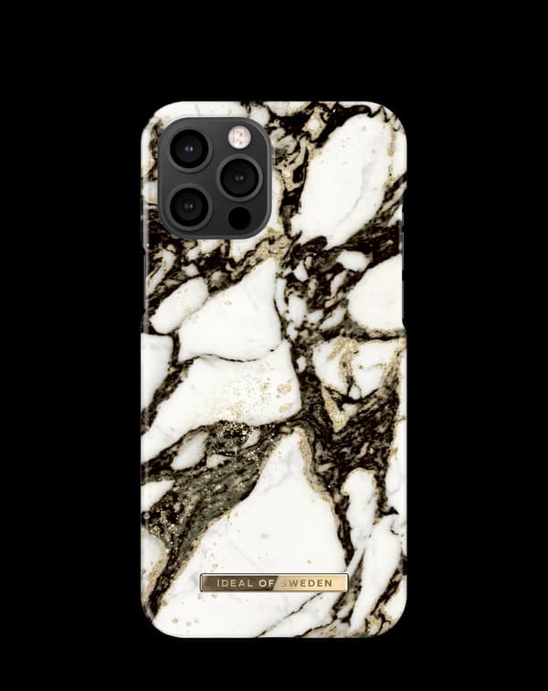 Printed Case iPhone 12 Pro Max Calacatta Golden Marble Gold