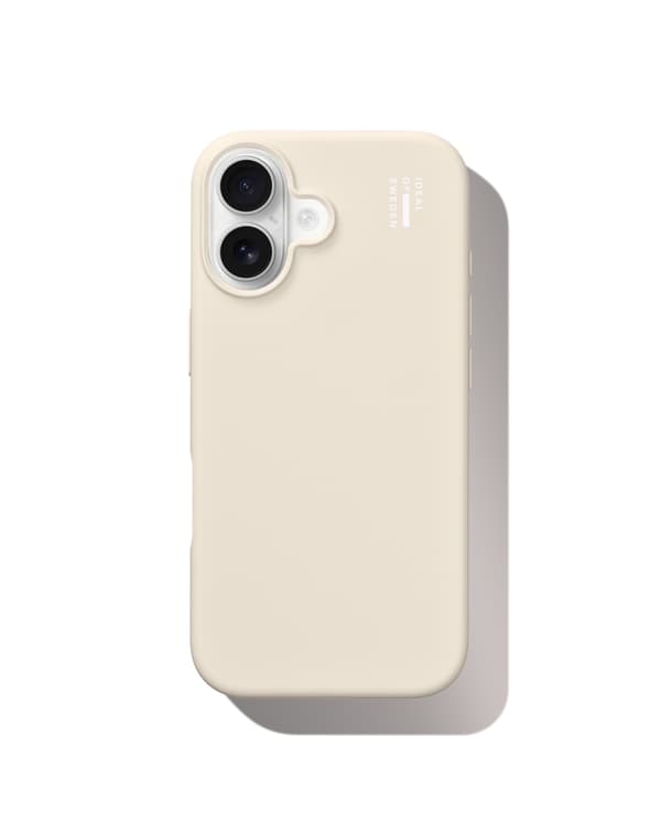 Silicone Case MagSafe iPhone 16 Cloud Dancer
