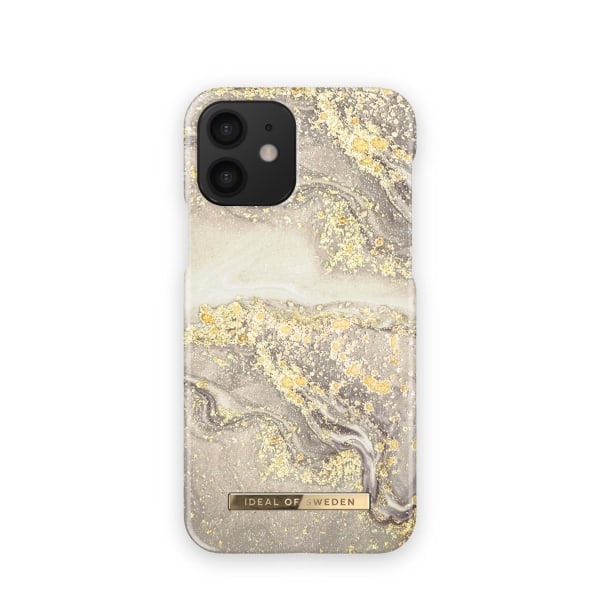 Printed Case iPhone 12/12P Sparkle Greige