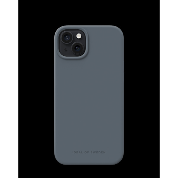 Silicone Case iPhone 15 Plus Midnight Blue Blå