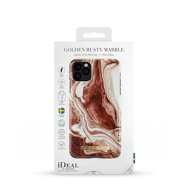 Printed Case iPhone 11 Pro Max / XS Max Golden Rusty Marble