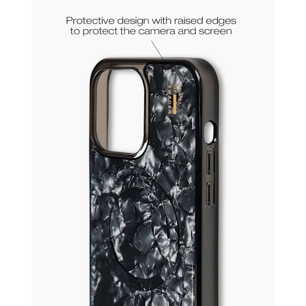 Pearlised Case MagSafe iPhone 15 Pro Max Black