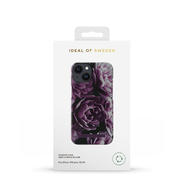 Printed Case iPhone 13 / 14 / 16e Deep Purple Bloom