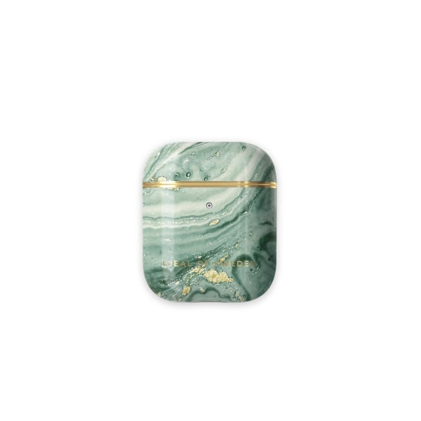 Fashion AirPods Case Mint Swirl Marble