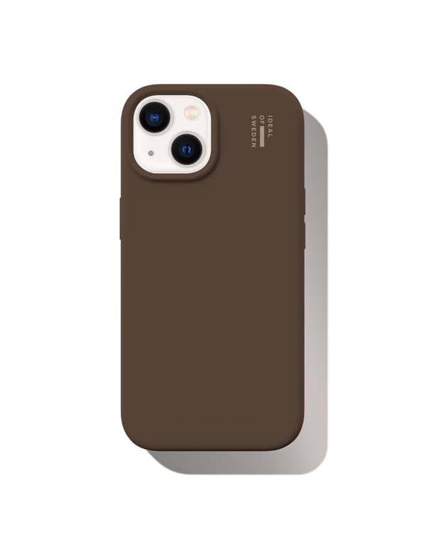Silicone Case MagSafe iPhone 13 / 14 / 15 / 16e / 17e Mocha Mousse Vit