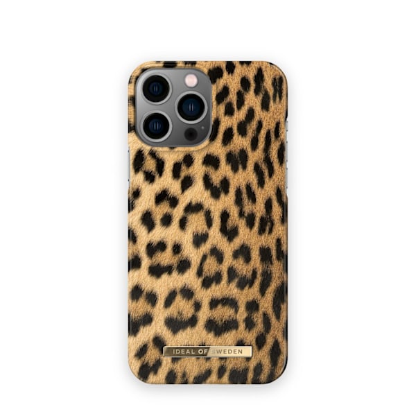 Printed Case iPhone 12 Pro Max 13 Pro Max Wild Leopard Black
