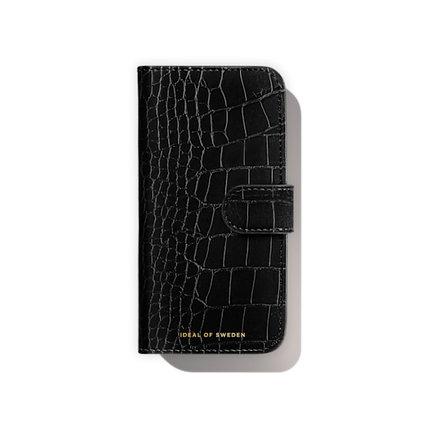 Magnet Wallet+ iPhone 16 Pro Black Croco