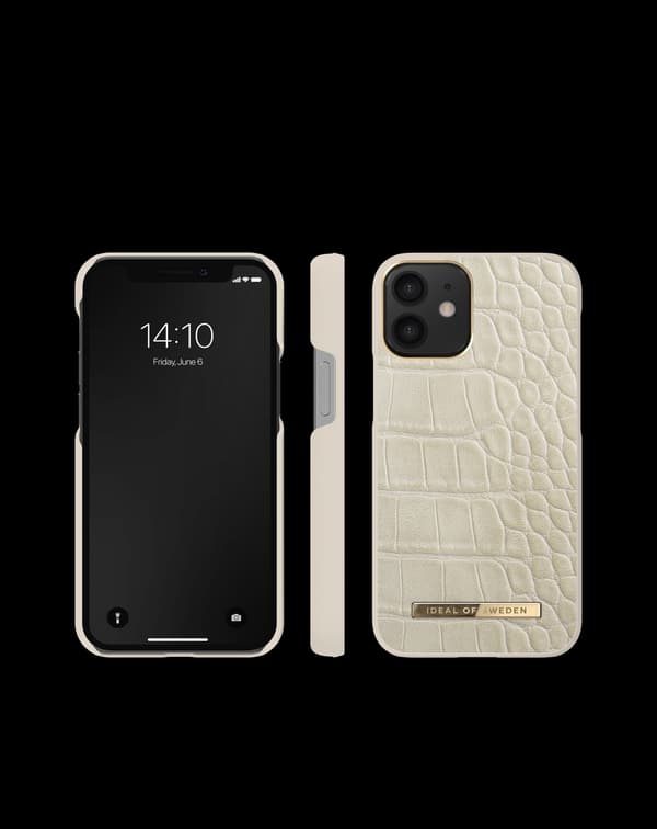 Atelier Case iPhone 12 Mini Caramel Croco Brown