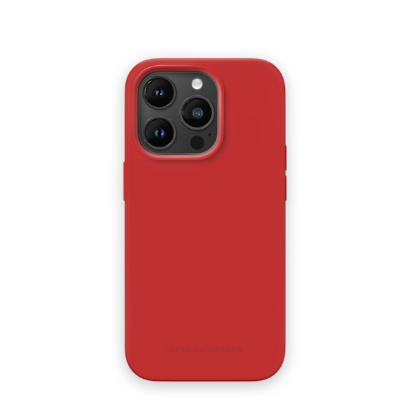 Silicone Case MagSafe iPhone 14 Pro Red Red