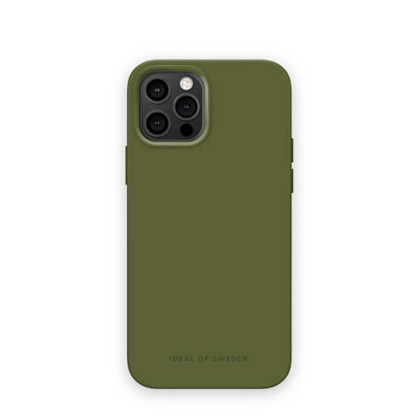 Silicone Case MagSafe iPhone 12 / 12 Pro Khaki