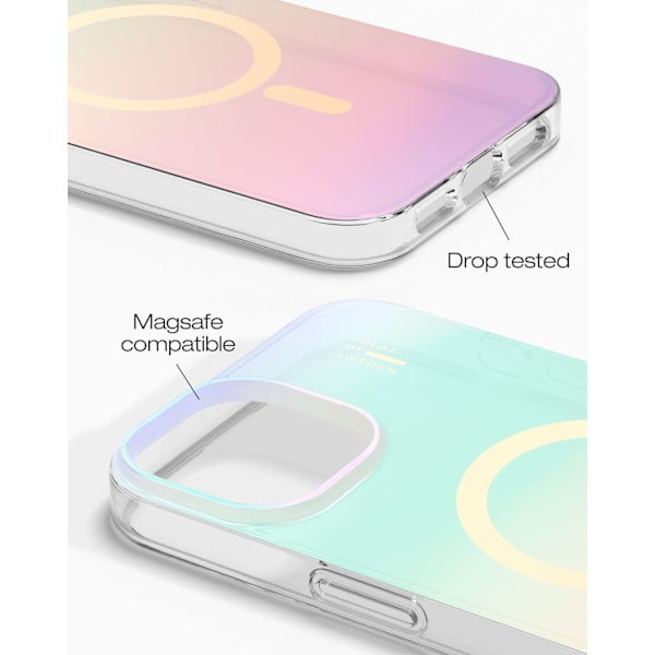 Clear Case MagSafe iPhone 13 / 14 / 15 / 16e Shimmer Multicolor