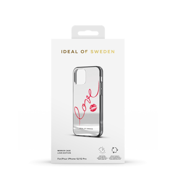 Mirror Case iPhone 12 / 12 Pro Mirror Love Edition Red