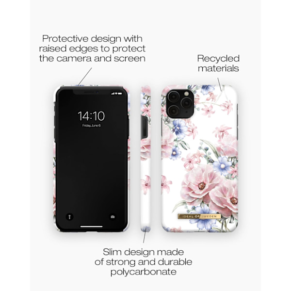 Printed Case iPhone 11 Pro Max / XS Max Floral Romance White