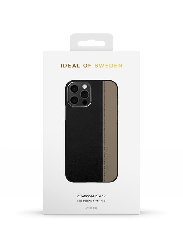 Atelier Case iPhone 12 / 12 Pro Charcoal Black Black