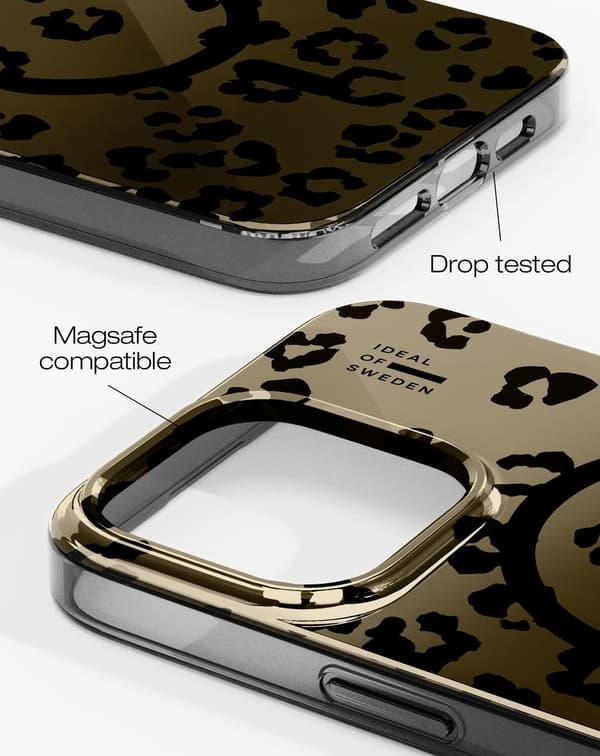 Mirror Case MagSafe iPhone 14 Pro Max Leo Ombre Guld