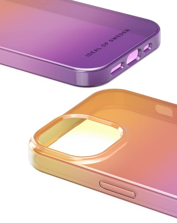 Clear Case iPhone 13 / 14 / 15 / 16e / 17e Vibrant Ombre MultiColor