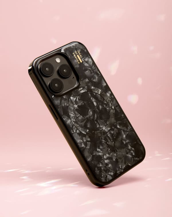 Pearlised Case MagSafe iPhone 15 Pro Max Black Svart