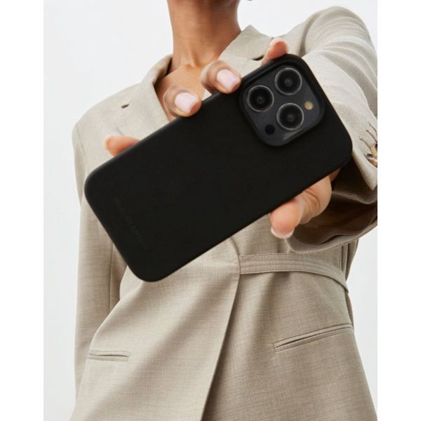 Silicone Case MagSafe iPhone 16 Pro Black Black