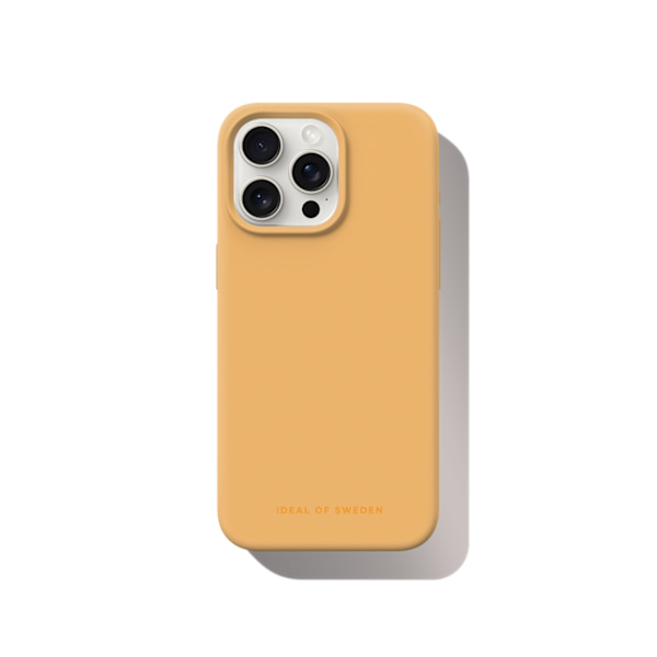 Silicone Case iPhone 15 Pro Max Apricot Orange