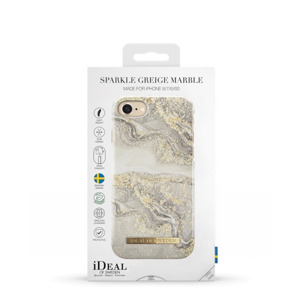 Fashion Case iPhone 8/7/6/6S/SE Sparkle Greige Mar