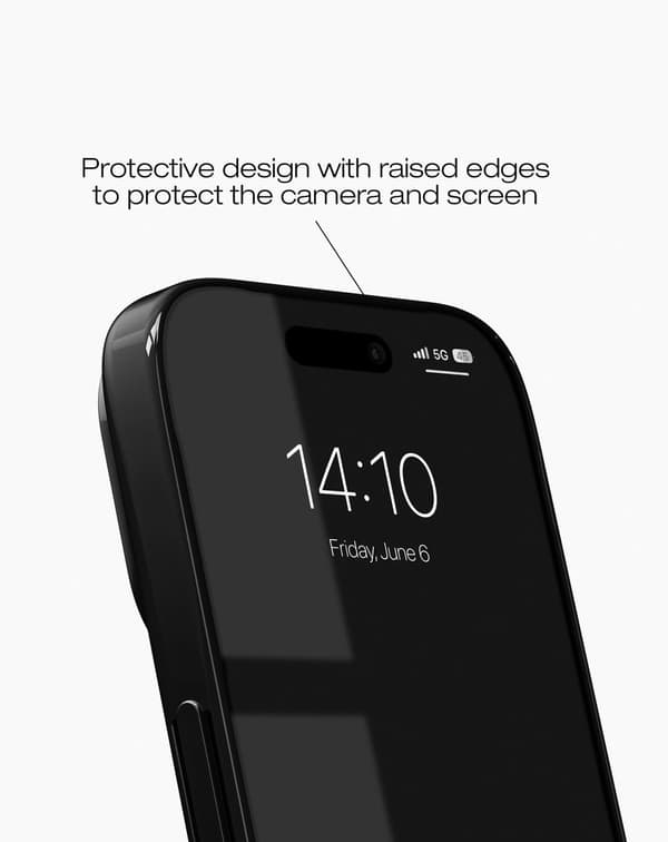 Slim Case MagSafe iPhone 17 Glossy Black Svart