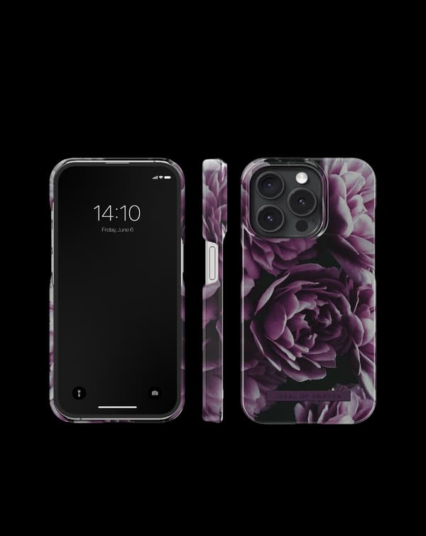 Printed Case iPhone 15 Pro Deep Purple Bloom Purple