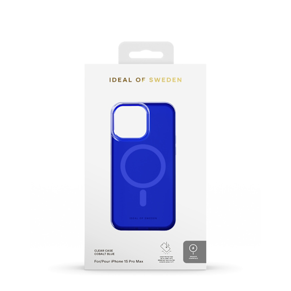 Clear Case MagSafe iPhone 15 Pro Max Cobalt Blue Blue