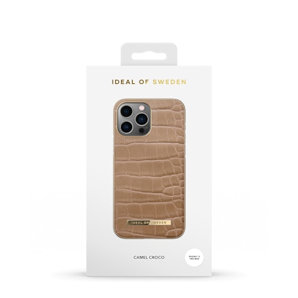Atelier Case iPhone 12 Pro Max / 13 Pro Max Camel Croco Brown