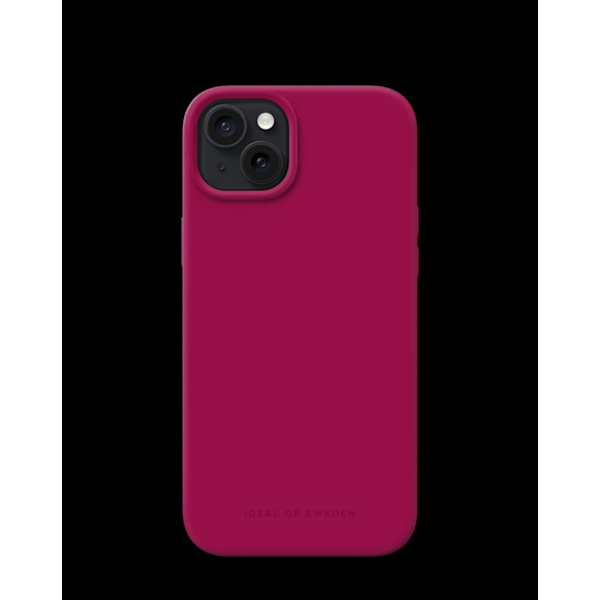 Silicone Case iPhone 15 Plus Magenta Pink