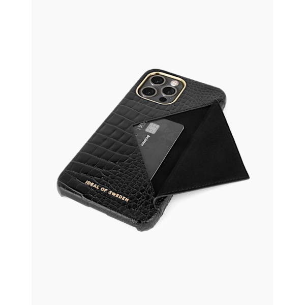 Statement Case iPhone 12 Pro Max Neo Noir Croco
