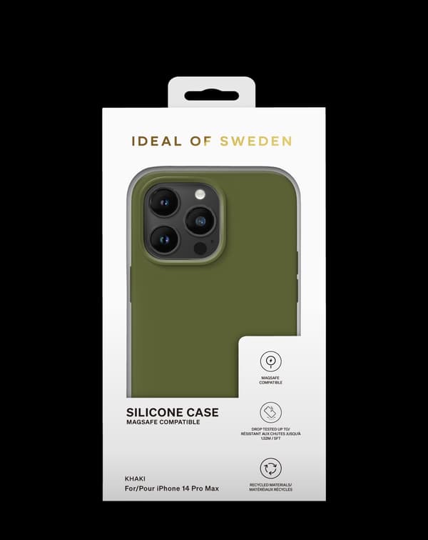 Silicone Case MagSafe iPhone 14 Pro Max Khaki Green
