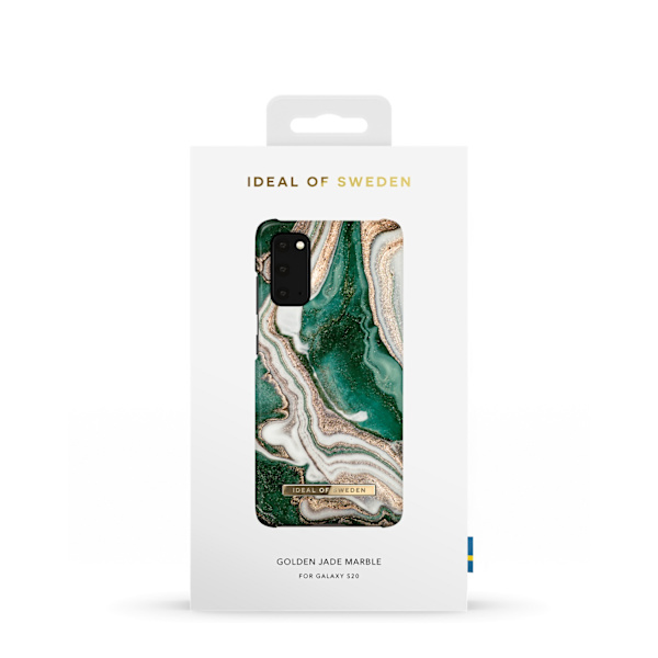 Printed Case Galaxy S20 Golden Jade Marble