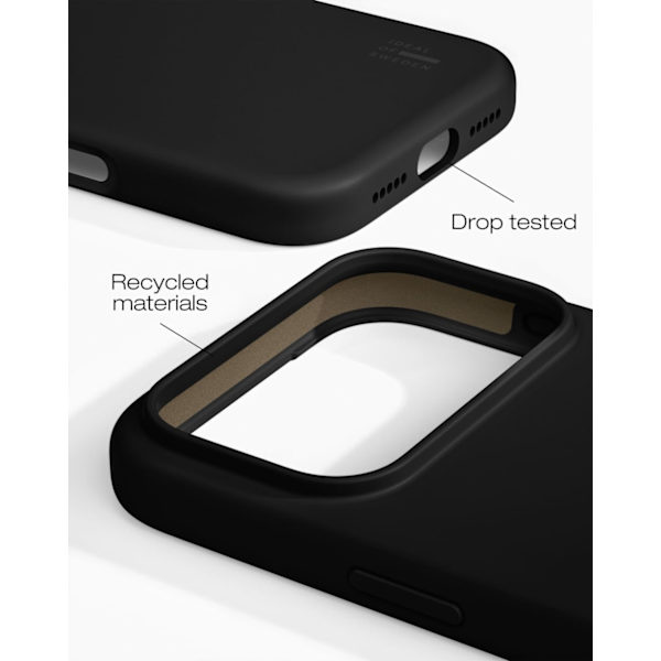 Silicone Case iPhone 17 Pro Max Black Transparent