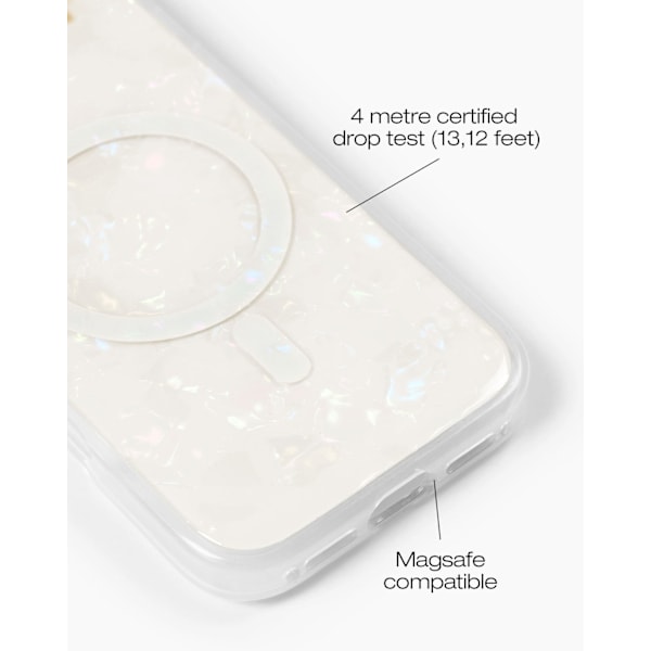 Pearlised Case MagSafe iPhone 16 White