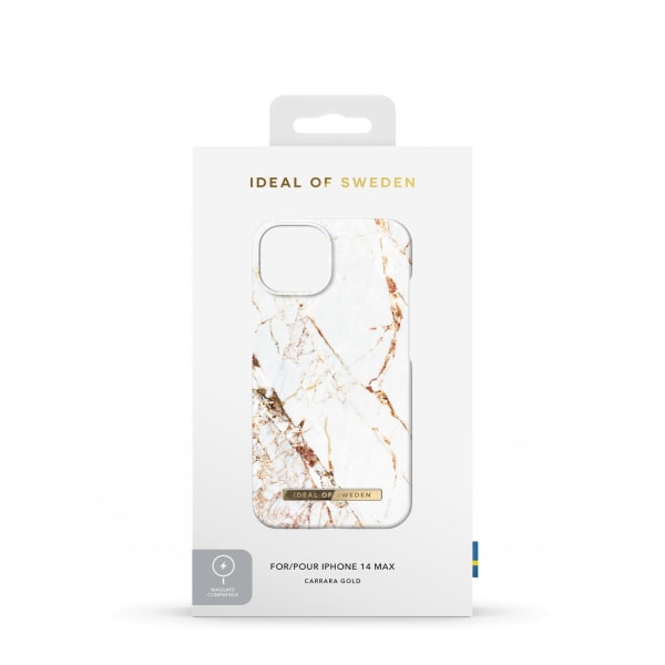 Fashion Case MagSafe iPhone 14PL Carrara Gold