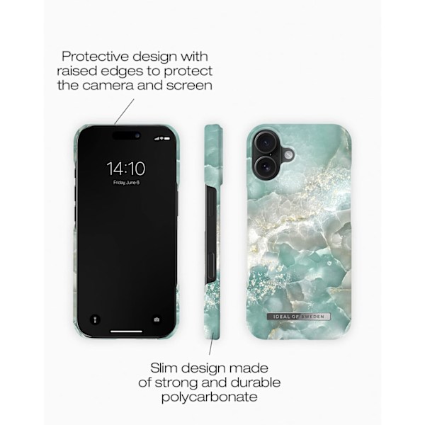 Printed Case MagSafe iPhone 16 Plus Azura Marble