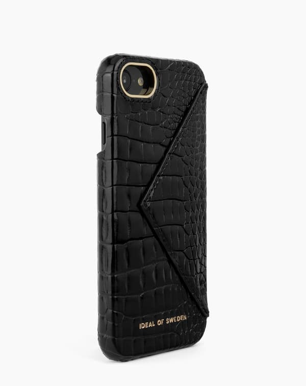 Statement Case iPhone 8 / 7 / 6 / 6S / SE Neo Noir Croco Black