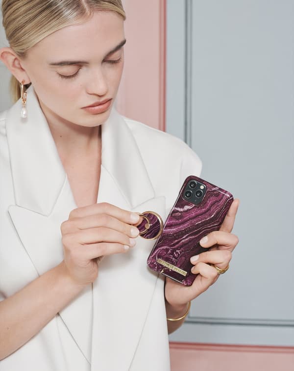 Printed Case Galaxy S20 Plus Golden Plum Purple