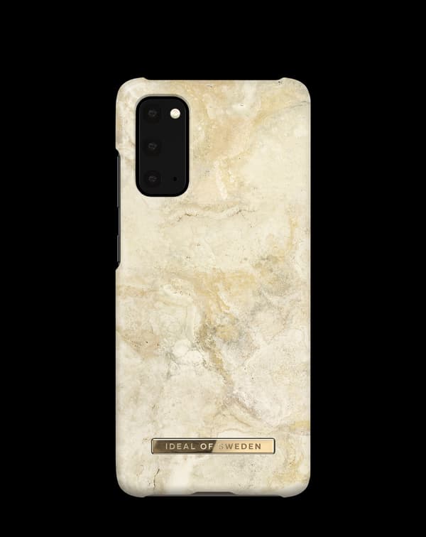 Printed Case Galaxy S20 Sandstorm Marble Beige