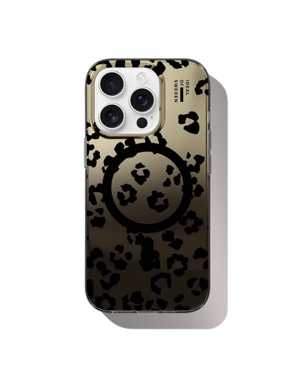 Mirror Case MagSafe iPhone 16 Pro Leo Ombre Gold