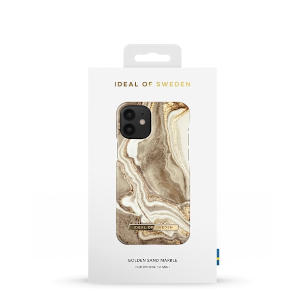 Printed Case iPhone 12 Mini Golden Sand Marble