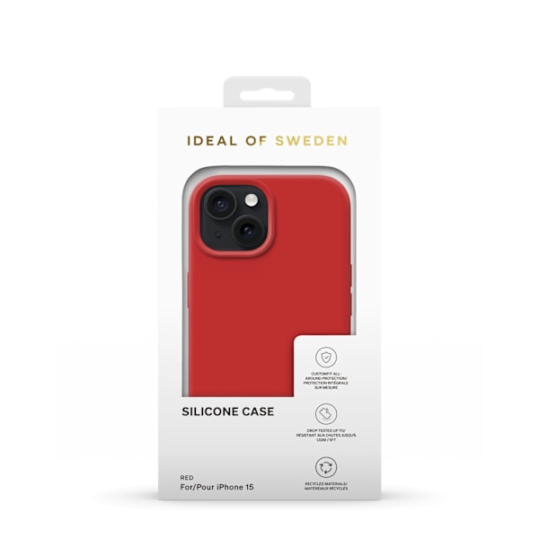 Silicone Case iPhone 13 / 14 / 15 / Red Red