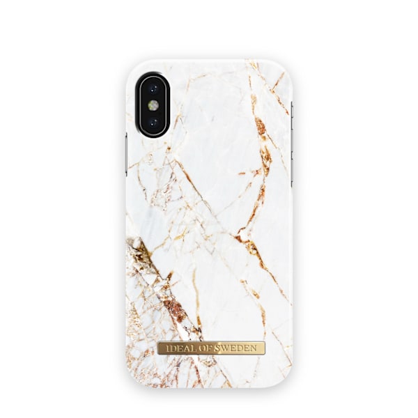 Printed Case iPhone X / XS Carrara Gold