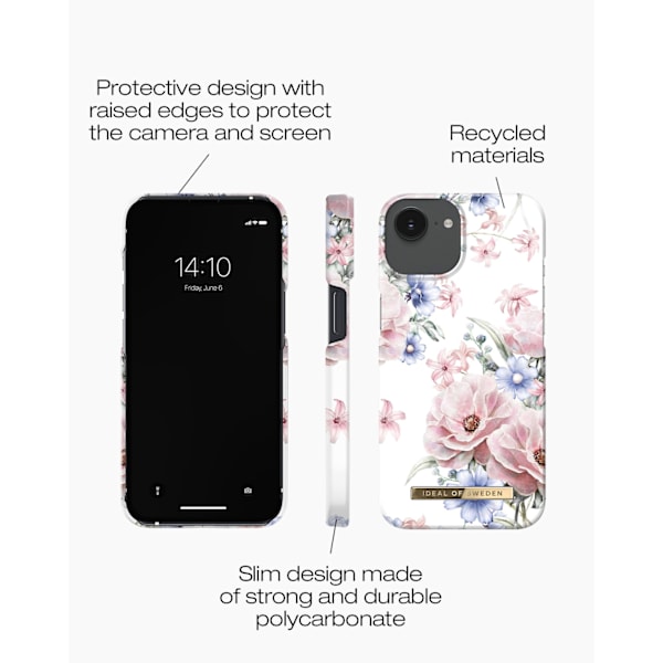 Printed Case iPhone 13 / 14 / 16e Floral Romance