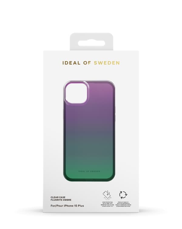 Clear Case iPhone 15 Plus Fluorite Ombre multifärg