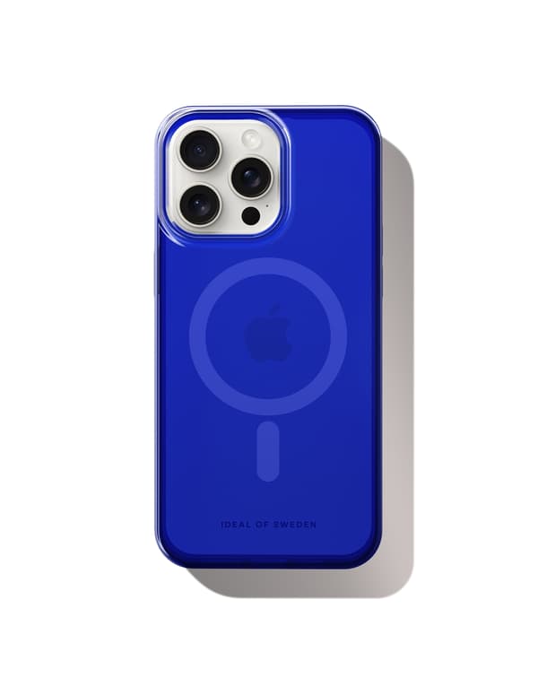Clear Case MagSafe iPhone 15 Pro Max Cobalt Blue Blue