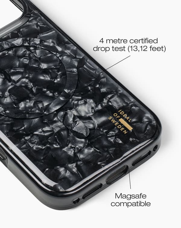 Pearlised Case MagSafe iPhone 17 Pro Black Svart
