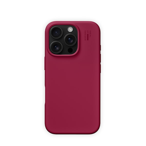 Silicone Case MagSafe iPhone 16 Pro Cranberry